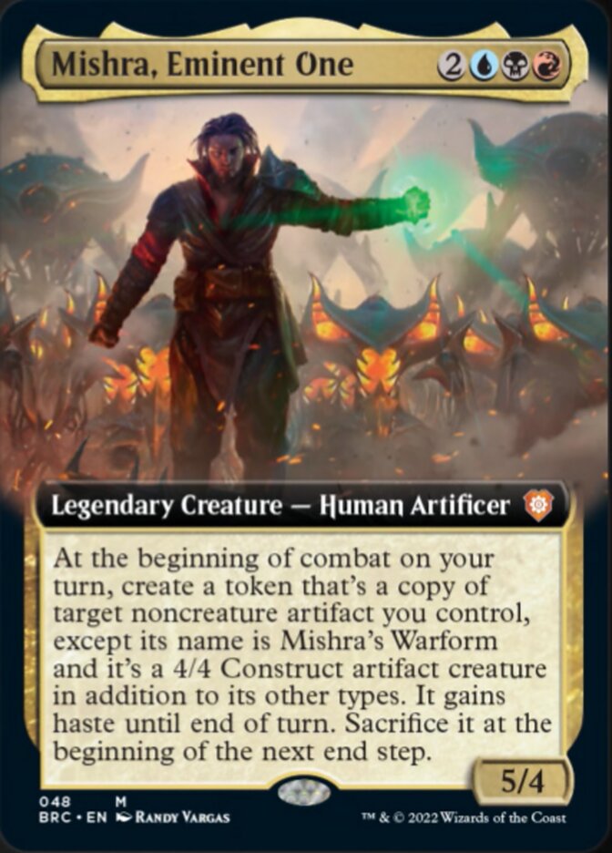Mishra, Eminent One - [Extended Art] The Brothers' War Commander (BRC)