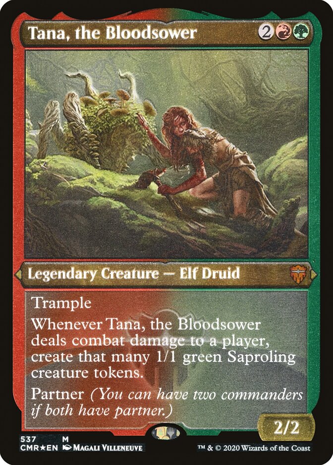 Tana, the Bloodsower - [Etched Foil] Commander Legends (CMR)