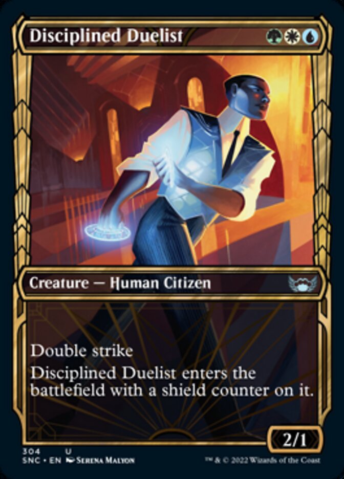 Disciplined Duelist - [Foil, Showcase] Streets of New Capenna (SNC)