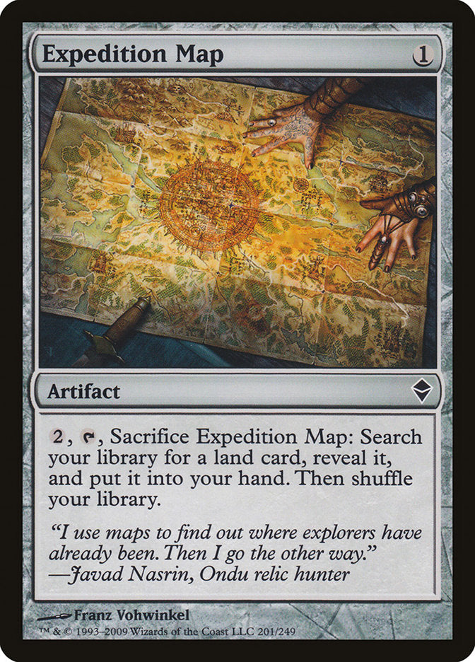 Expedition Map - [Foil] Zendikar (ZEN)