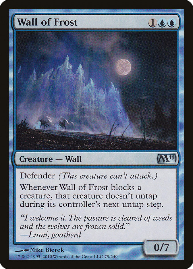 Wall of Frost - [Foil] Magic 2011 (M11)