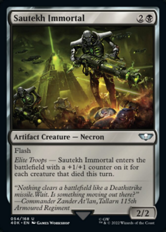 Sautekh Immortal - Warhammer 40,000 Commander (40K)