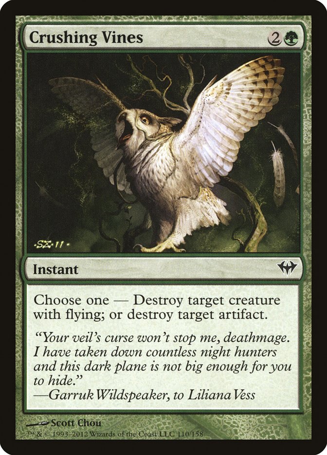 Crushing Vines - [Foil] Dark Ascension (DKA)