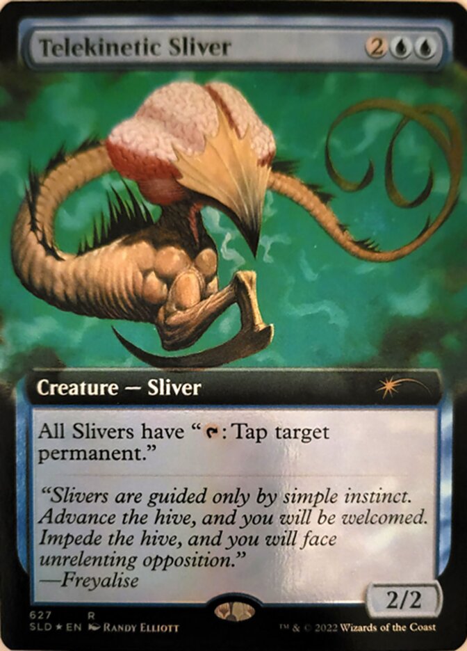 Telekinetic Sliver (627) - [Foil, Extended Art] Secret Lair Drop (SLD)