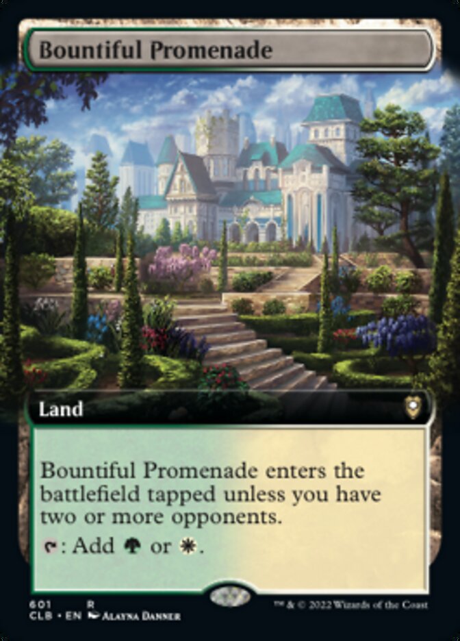 Bountiful Promenade - [Foil, Extended Art] Commander Legends: Battle for Baldur's Gate (CLB)
