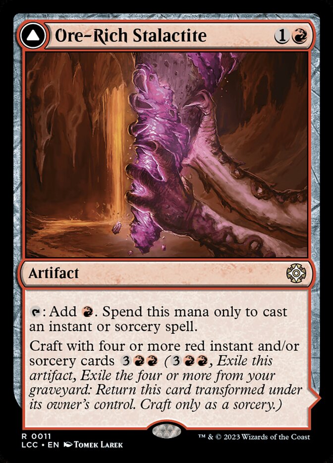 Ore-Rich Stalactite // Cosmium Catalyst - Lost Caverns of Ixalan Commander (LCC)