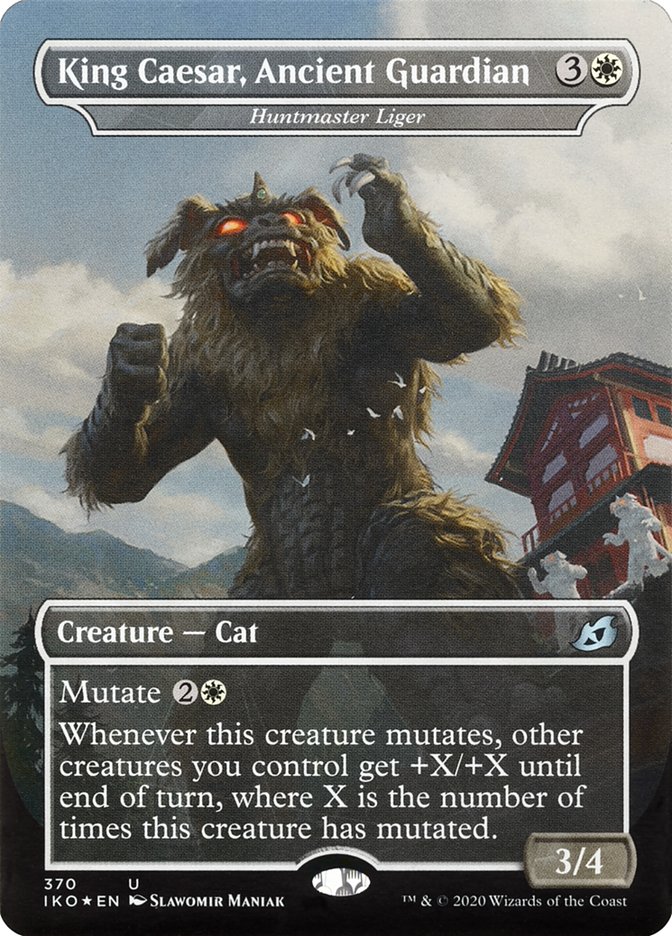 King Caesar, Ancient Guardian - Huntmaster Liger - [Foil] Ikoria: Lair of Behemoths (IKO)