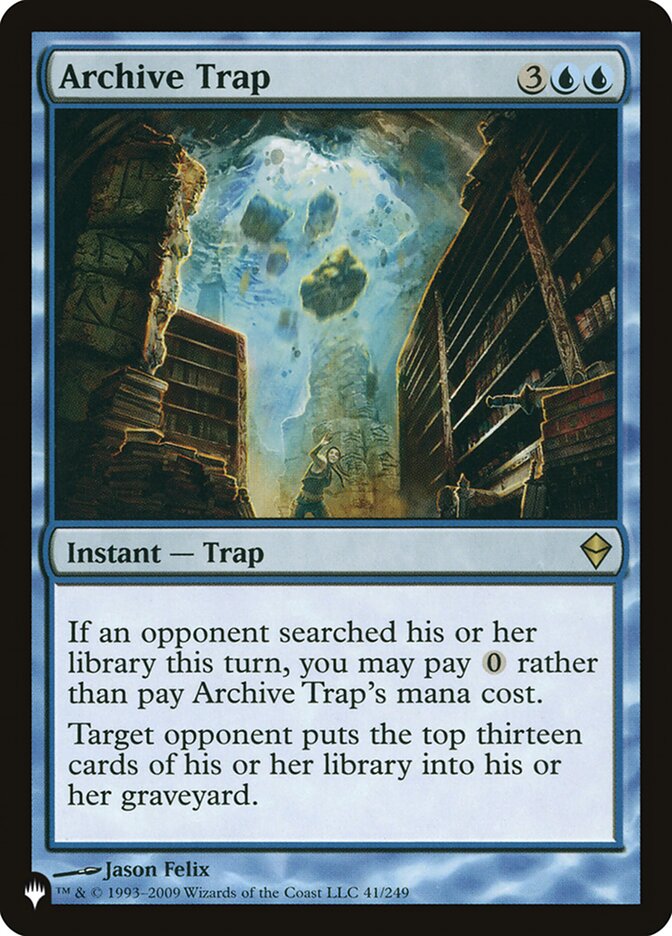 Archive Trap - The List (PLIST)