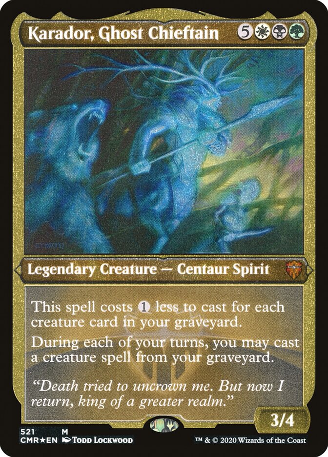 Karador, Ghost Chieftain - [Foil] Commander Legends (CMR)