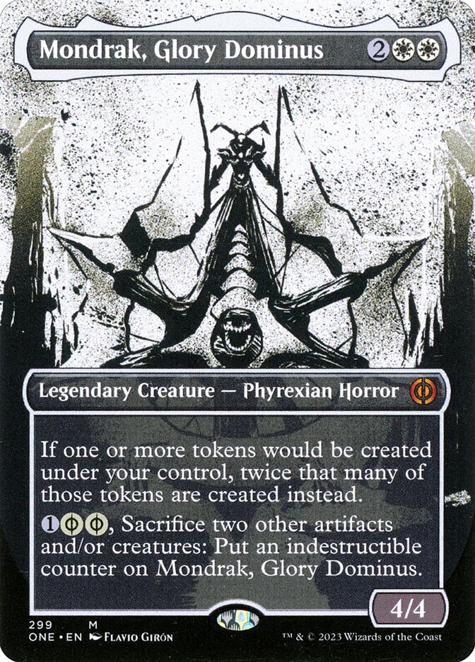 Mondrak, Glory Dominus - [Showcase] Phyrexia: All Will Be One (ONE)