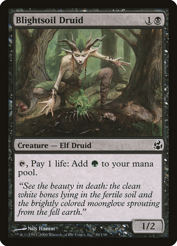 Blightsoil Druid - [Foil] Morningtide (MOR)