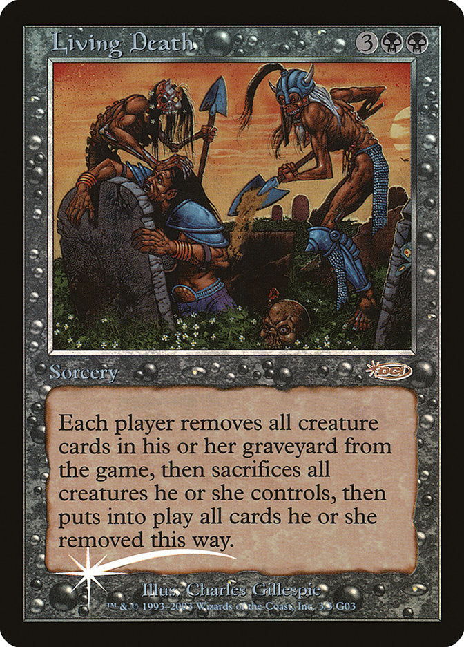 Living Death - [Foil, Retro Frame] Judge Gift Cards 2003 (G03)