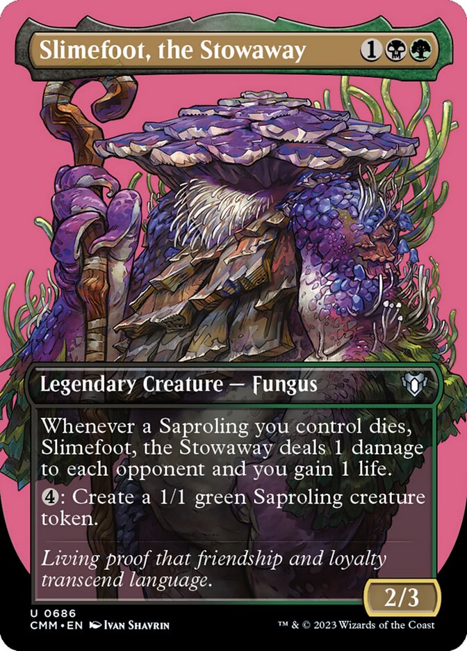 Slimefoot, the Stowaway - [Borderless] Commander Masters (CMM)
