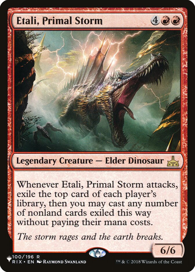 Etali, Primal Storm - The List (PLIST)