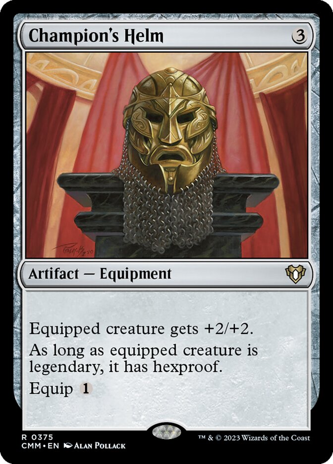 Champion's Helm - [Foil] Commander Masters (CMM)