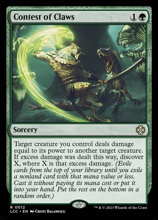 Contest of Claws - [Foil] Lost Caverns of Ixalan Commander (LCC)