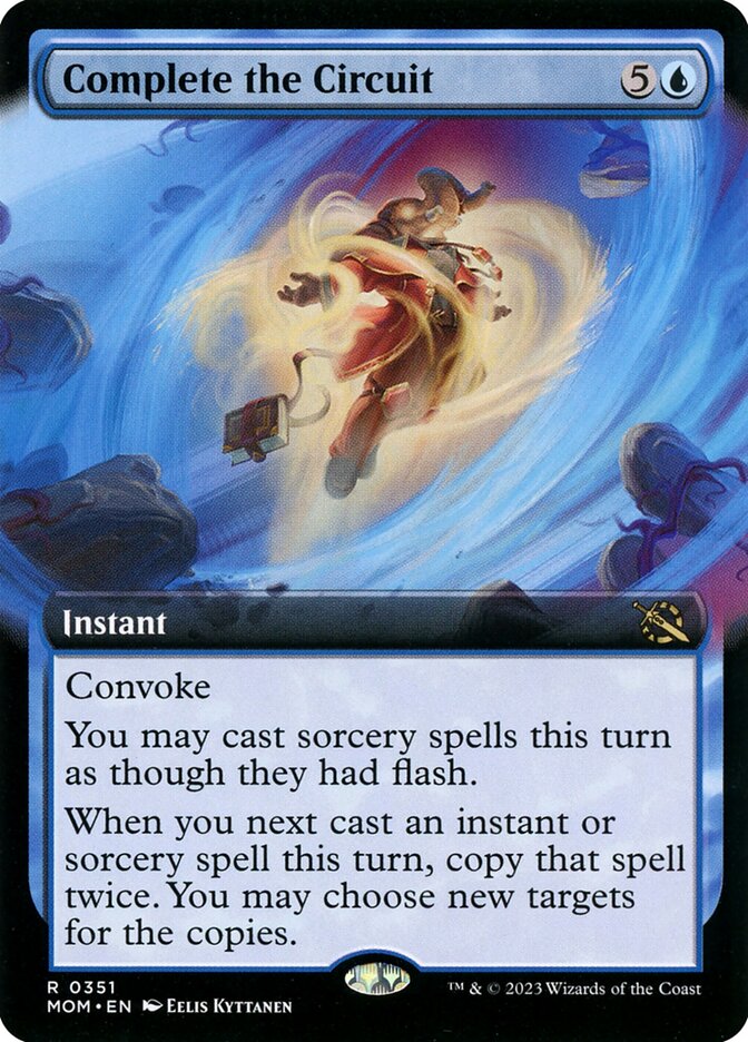 Complete the Circuit - [Foil, Extended Art] March of the Machine (MOM)