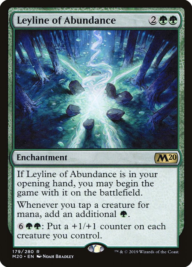Leyline of Abundance - [Foil] Core Set 2020 (M20)