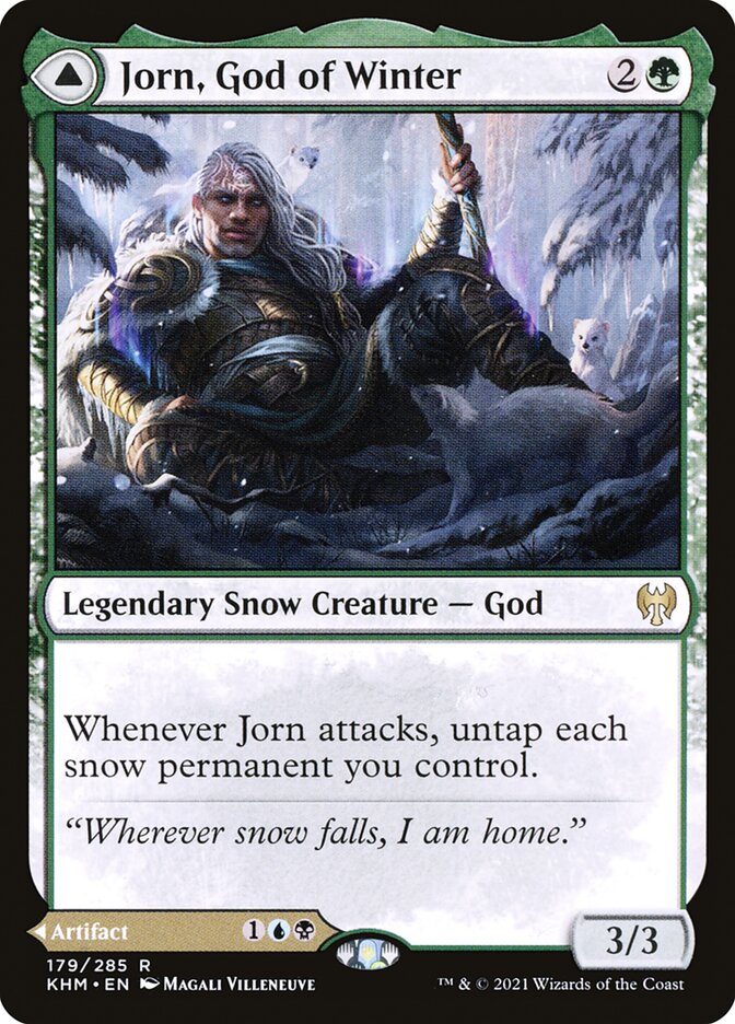 Jorn, God of Winter // Kaldring, the Rimestaff - [Foil] Kaldheim (KHM)