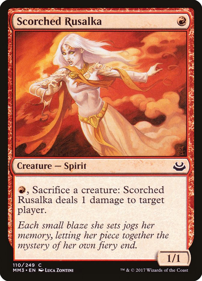 Scorched Rusalka - [Foil] Modern Masters 2017 (MM3)