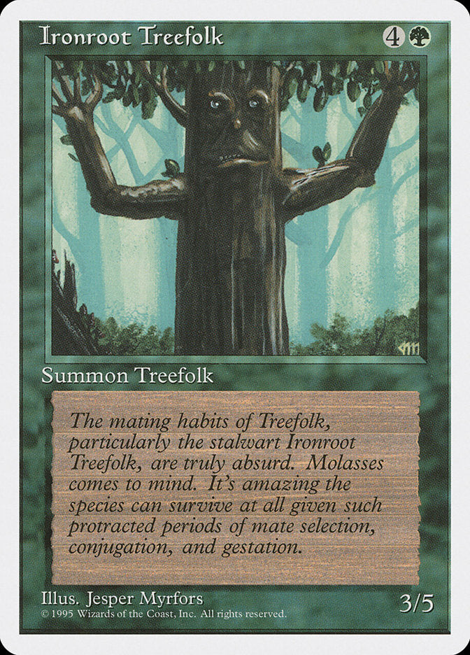 Ironroot Treefolk - Fourth Edition (4ED)
