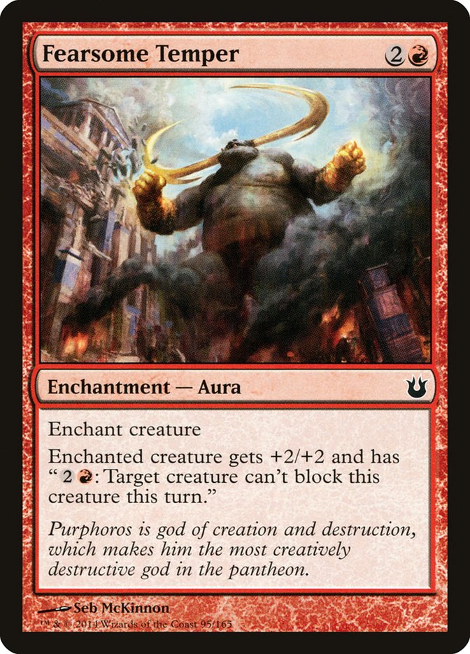 Fearsome Temper - [Foil] Born of the Gods (BNG)