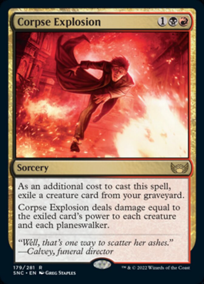 Corpse Explosion - [Foil] Streets of New Capenna (SNC)