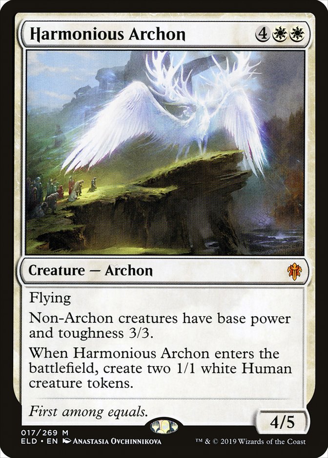 Harmonious Archon - [Foil] Throne of Eldraine (ELD)