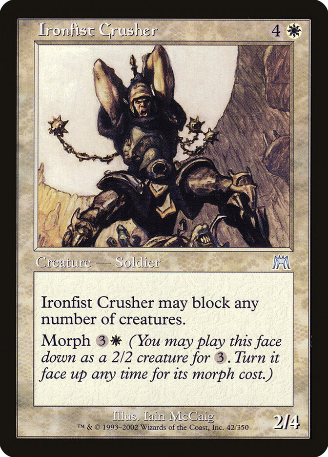Ironfist Crusher - [Foil, Retro Frame] Onslaught (ONS)