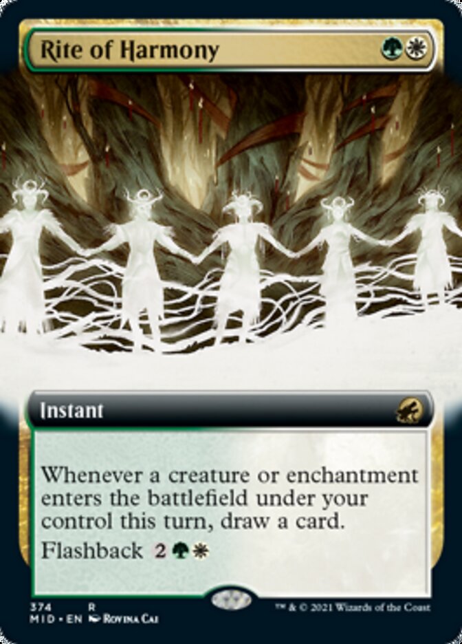 Rite of Harmony - [Extended Art] Innistrad: Midnight Hunt (MID)
