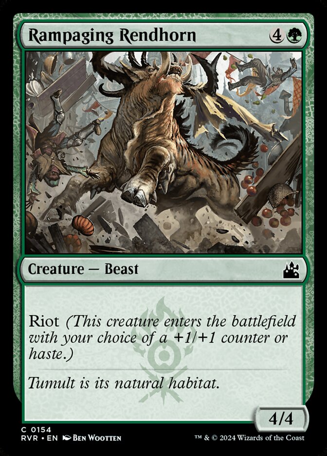 Rampaging Rendhorn - Ravnica Remastered (RVR)