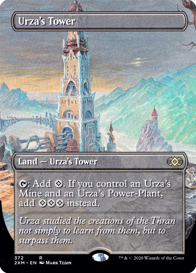 Urza's Tower - [Foil, Borderless] Double Masters (2XM)