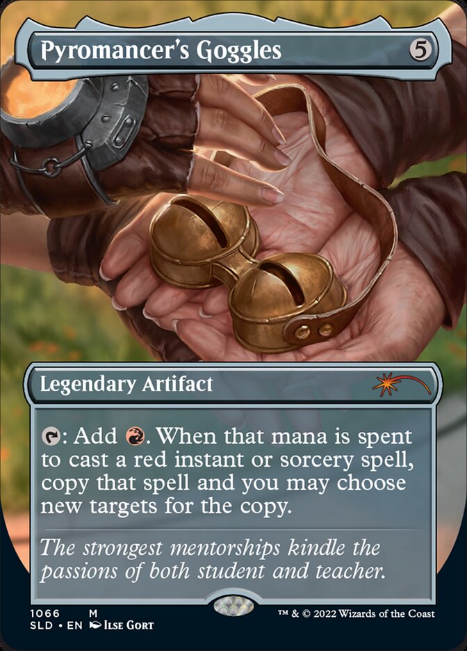 Pyromancer's Goggles (1066) - [Foil, Borderless] Secret Lair Drop (SLD)