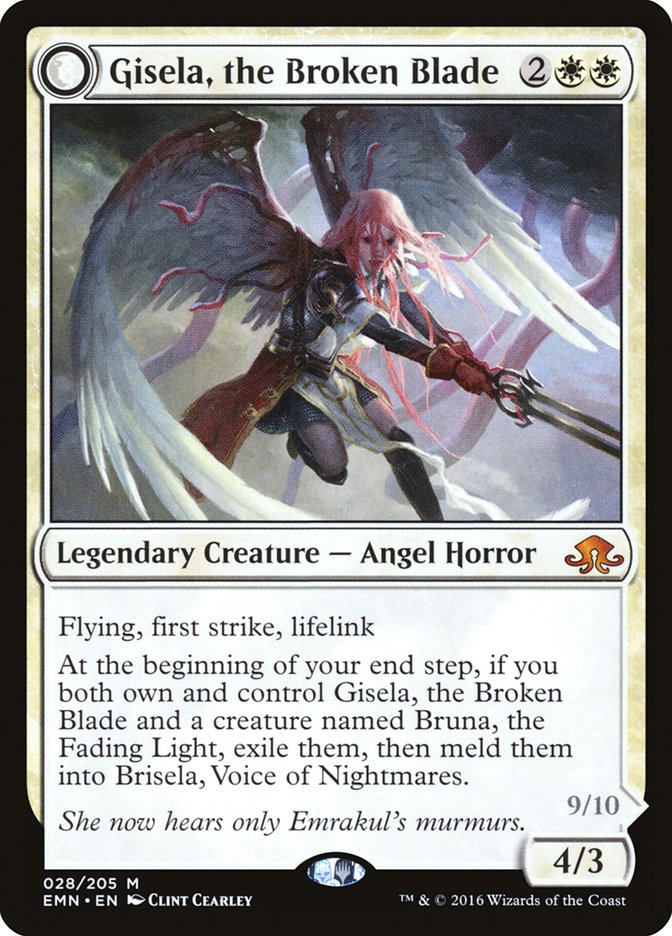 Gisela, the Broken Blade // Brisela, Voice of Nightmares - [Foil] Eldritch Moon (EMN)