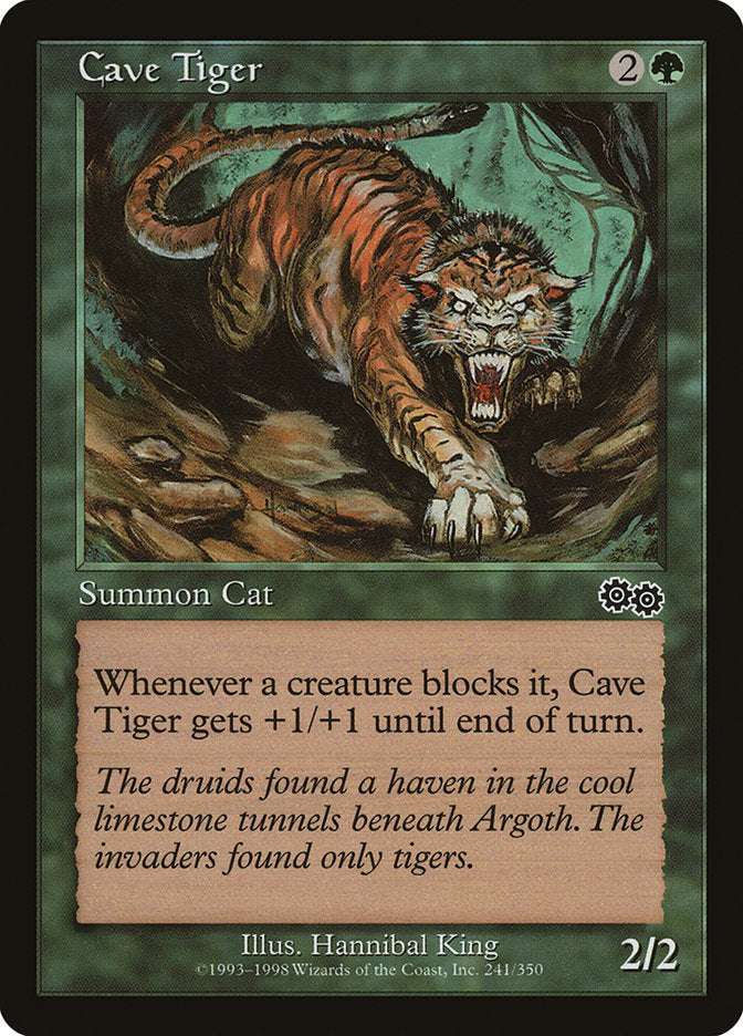 Cave Tiger - [Retro Frame] Urza's Saga (USG)