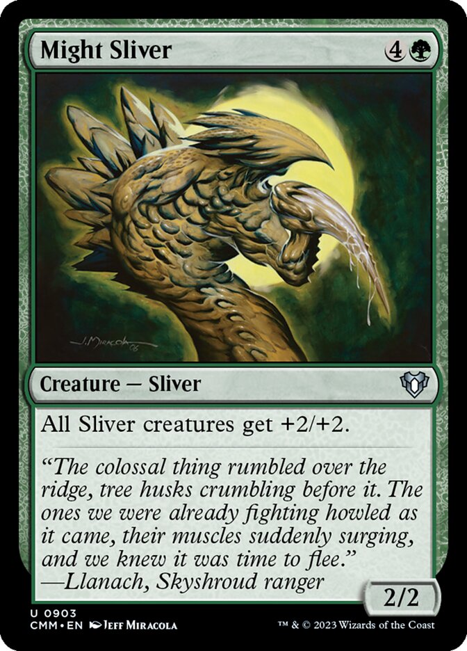 Might Sliver - [Foil] Commander Masters (CMM)