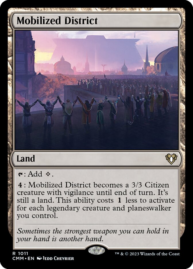 Mobilized District - [Foil] Commander Masters (CMM)