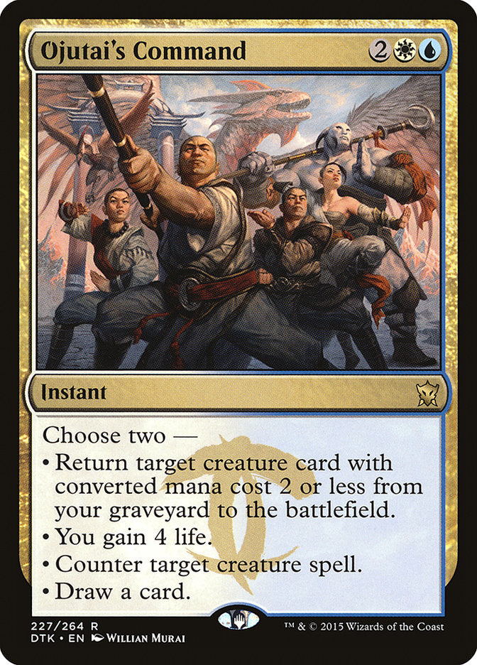 Ojutai's Command - [Foil] Dragons of Tarkir (DTK)