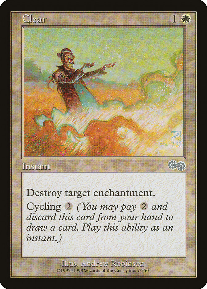 Clear - [Retro Frame] Urza's Saga (USG)