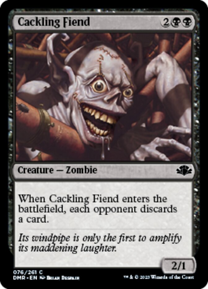Cackling Fiend - Dominaria Remastered (DMR)