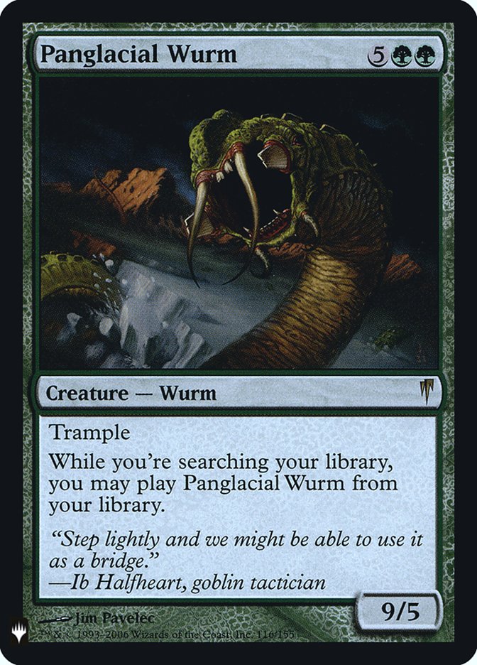 Panglacial Wurm - [Foil] Mystery Booster Retail Edition Foils (FMB1)