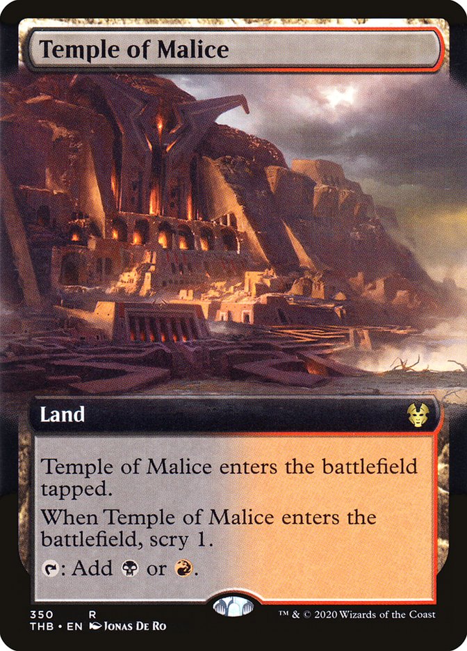 Temple of Malice - [Foil, Extended Art] Theros Beyond Death (THB)