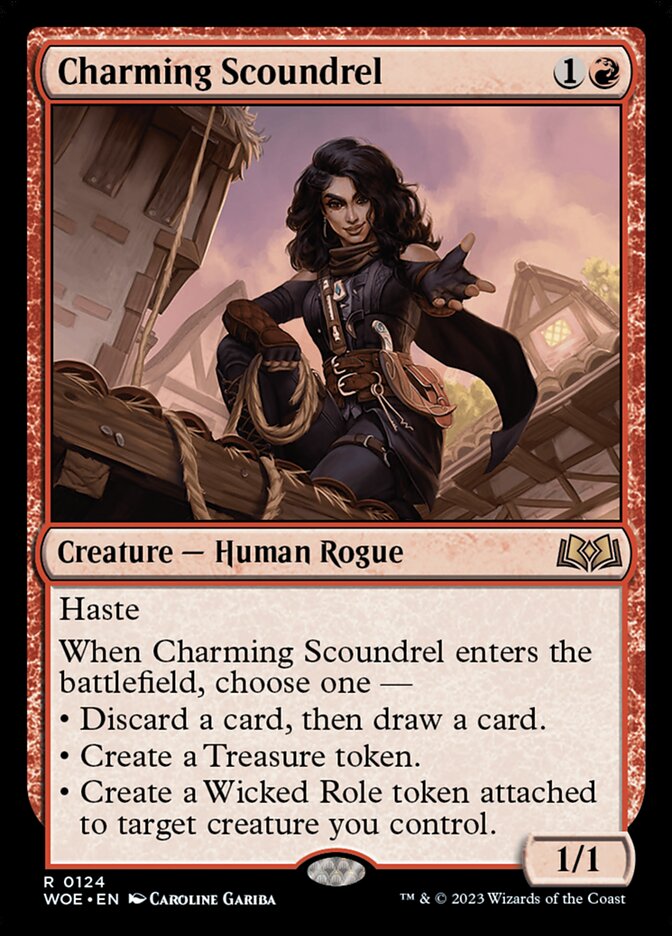 Charming Scoundrel - [Foil] Wilds of Eldraine (WOE)