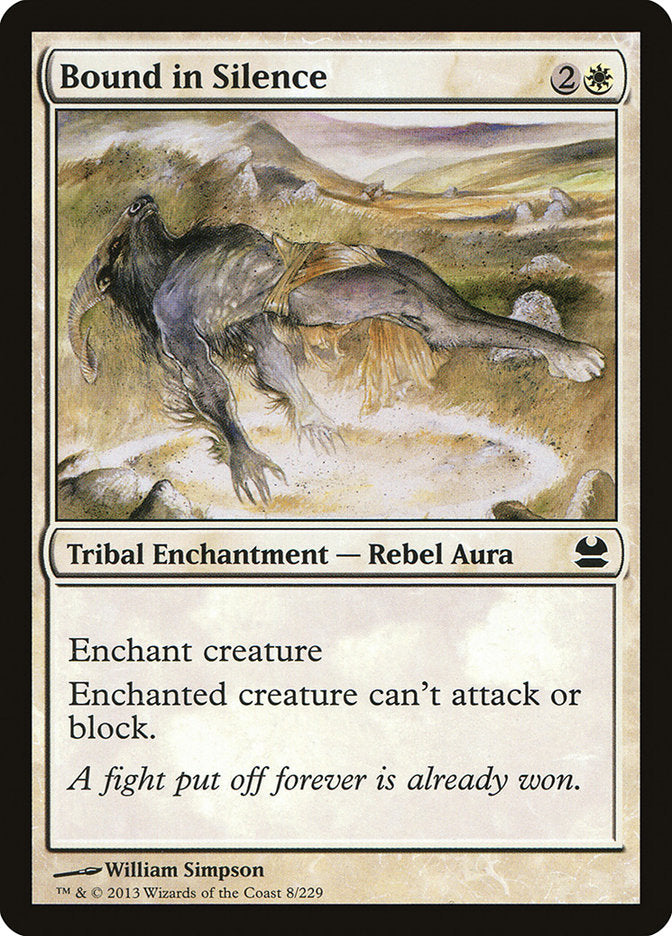 Bound in Silence - [Foil] Modern Masters (MMA)