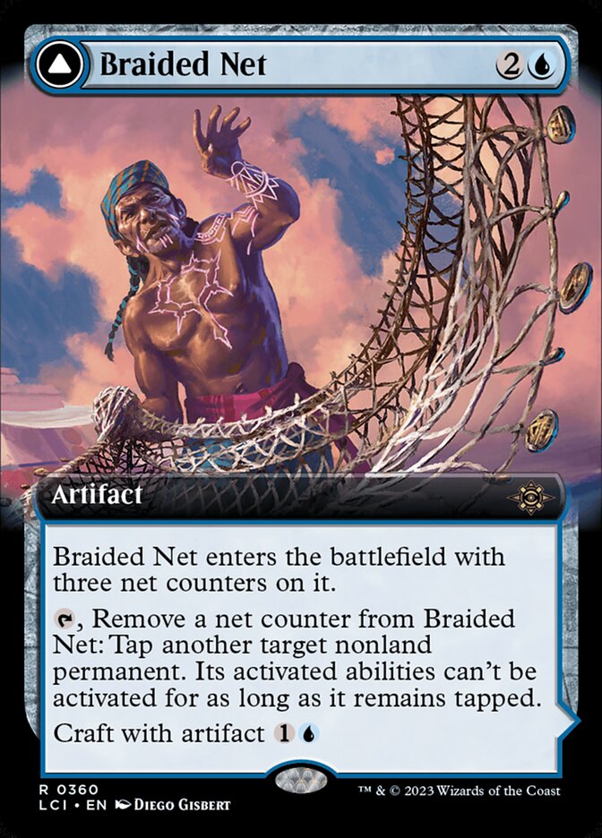 Braided Net // Braided Quipu - [Foil, Extended Art] The Lost Caverns of Ixalan (LCI)