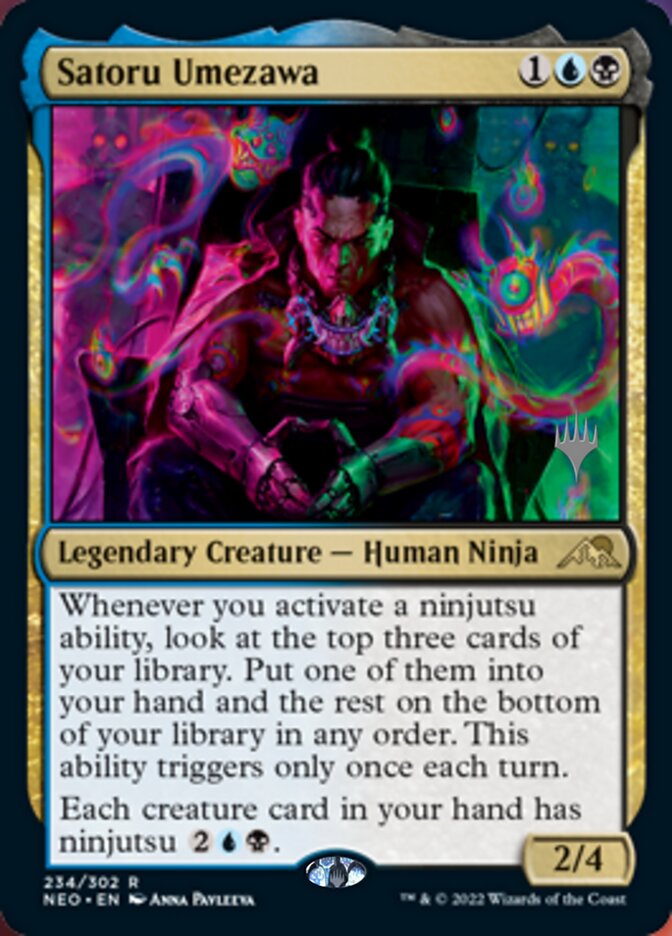 Satoru Umezawa - [Promo] Kamigawa: Neon Dynasty Promos (PNEO)