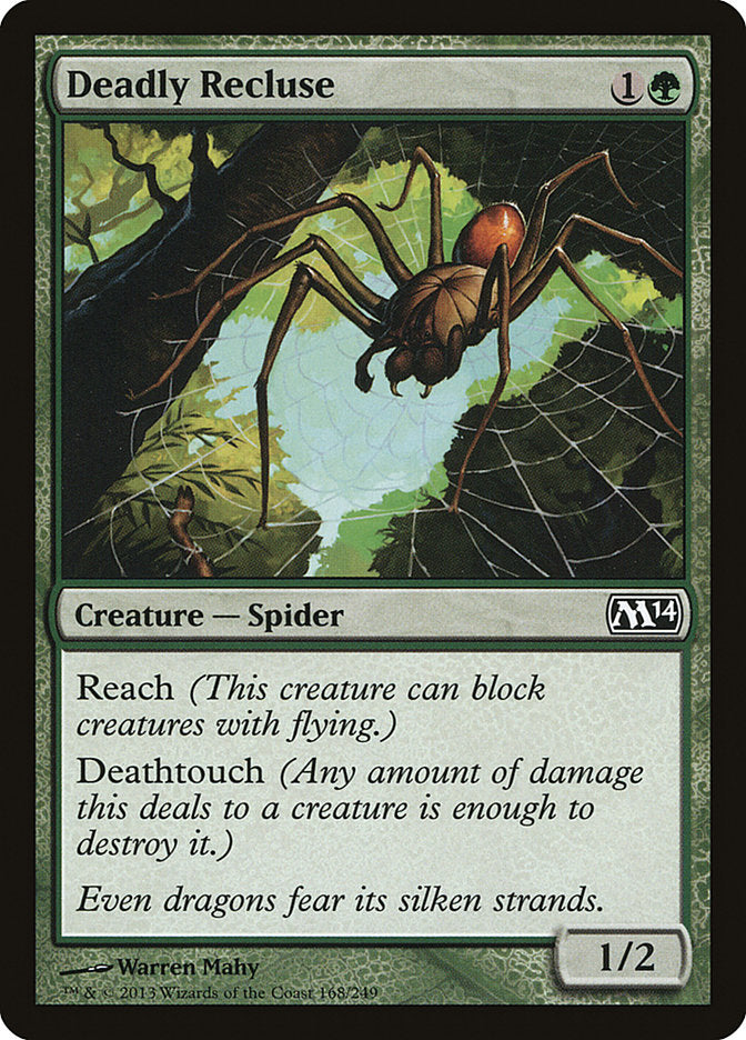 Deadly Recluse - [Foil] Magic 2014 (M14)