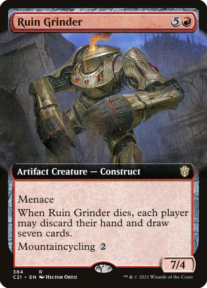 Ruin Grinder - [Extended Art] Commander 2021 (C21)