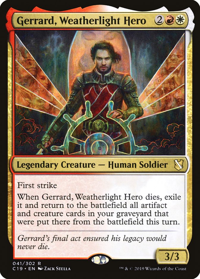 Gerrard, Weatherlight Hero - Commander 2019 (C19)