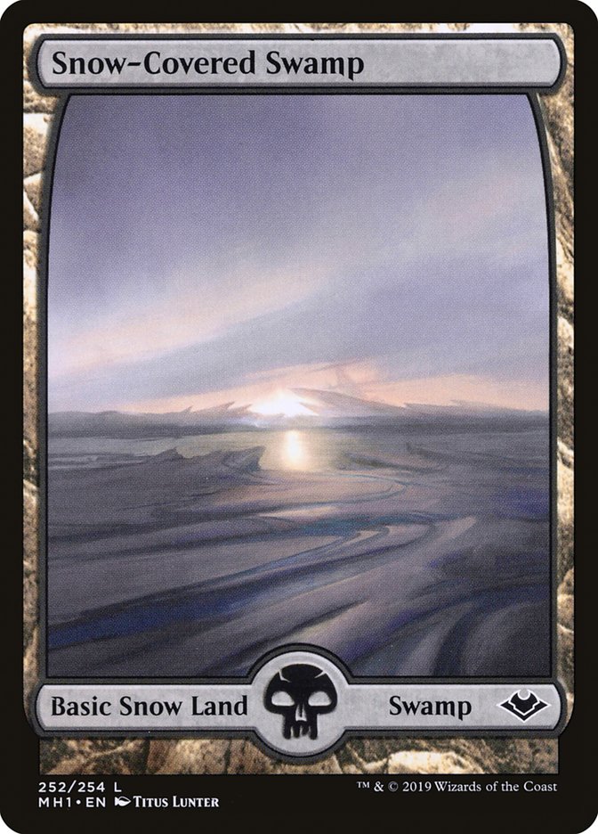 Snow-Covered Swamp - [Foil] Modern Horizons (MH1)
